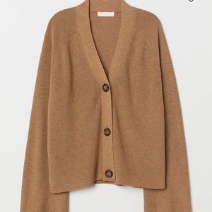 Tan H&M oversized Cardigan NWT